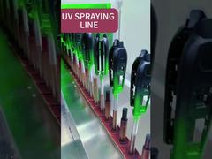 garis penyemprot UV untuk pelapisan produk plastik