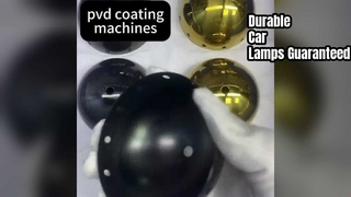 Magnetron sputtering coating machine for black and gun-colored hemispheres