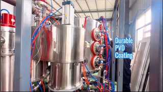 Multi arc ion PVD Vacuum Coating Machine for Coffee Shop Tables / Chairs / Stainless Steel Sheet