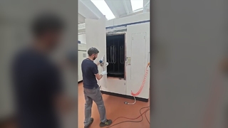 Finished product display of bathroom faucet with vacuum coating