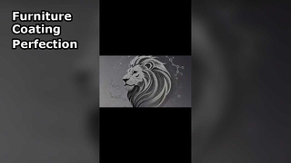 Vacuum coating of large stainless steel furniture