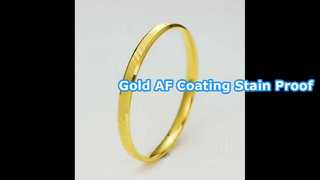 เคลือบสูญญากาศ Gold AF - กันน้ำ ป้องกันคราบ ป้องกันการเกิดออกซิเดชัน