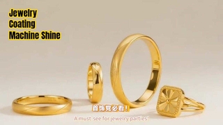 Imitation gold jewelry with protective film coating