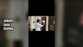 Cathode arc ion plating of colored films