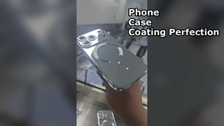 Vacuum coating for mobile phone cases By uv line