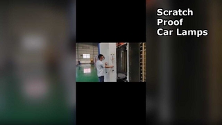 Display of automotive lamp cup coating