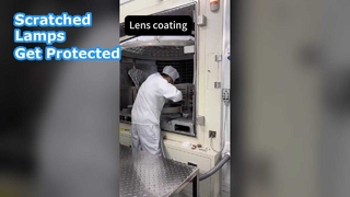 Optical lens coating by vacuum coating equipment