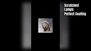 Finished product display of eyeglass frame coating