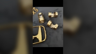 Vacuum coating finished products display