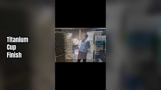 Titanium film plated inside the stainless steel cup