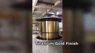 สแตนเลสเคลือบสูญญากาศ ไทเทเนียมทอง